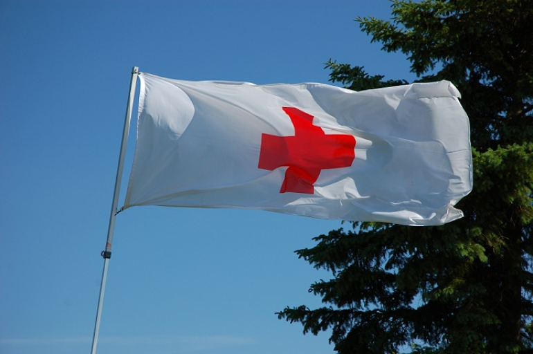 flaga Miedzynarodowego Komitetu Czerwonego Krzyża