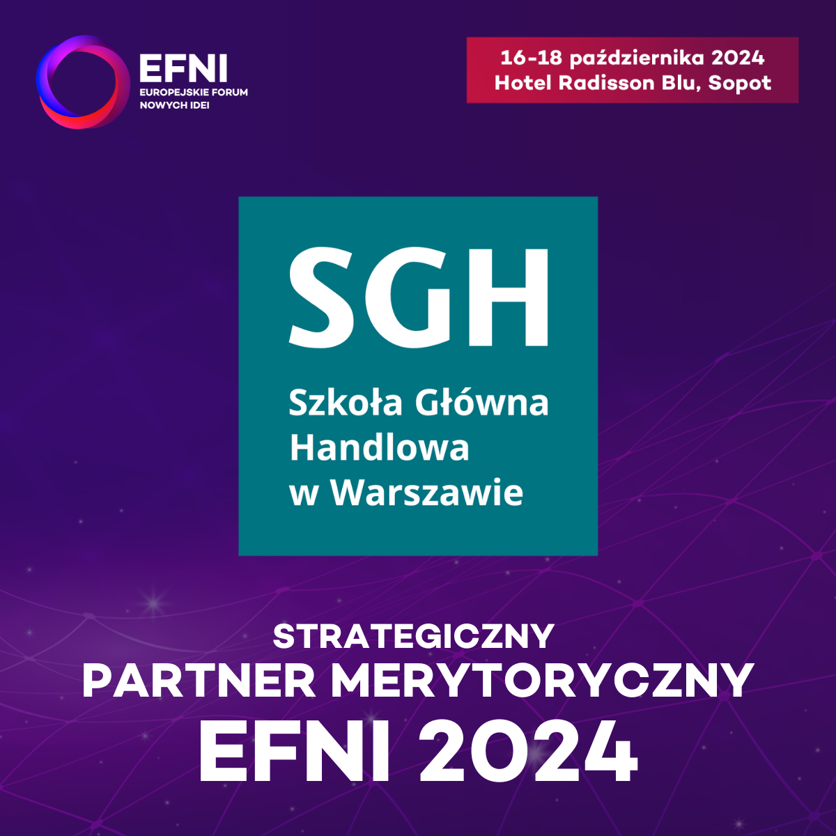 SGH na Europejskim Forum Nowych Idei 2024 | Gazeta SGH