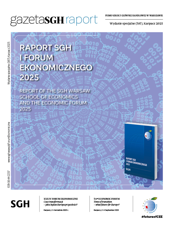Okładka Gazeta SGH Raport 