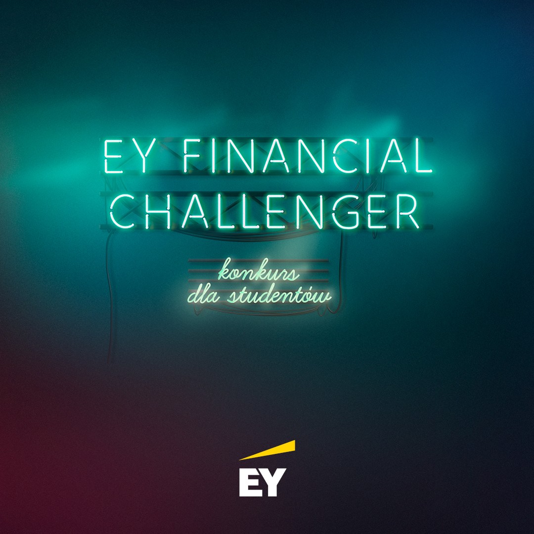 plakat reklamujący konkurs firmy EY