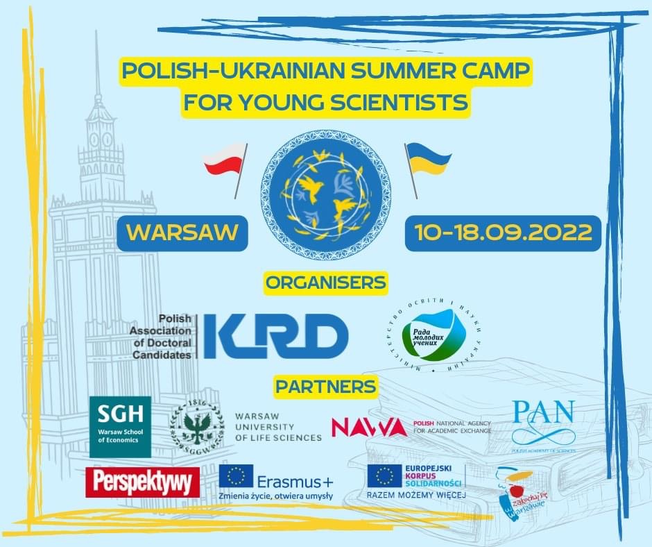 grafika reklamująca Polish-Ukrainian Summer Camp