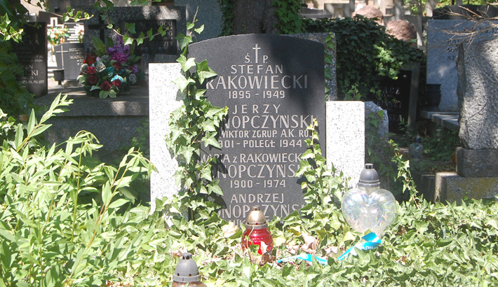 Grób Jerzego Konopczyńskiego na Cmentarzu Wojskowym na Powązkach 
