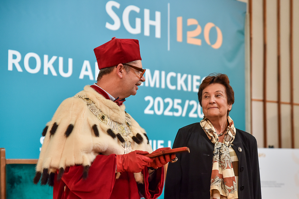 rektor i Hanna Machińska