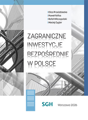 Okładka publikacji "Zagraniczne inwestycje bezpośrednie w Polsce"