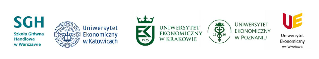 Komunikat KRUE - logotypy uczelni