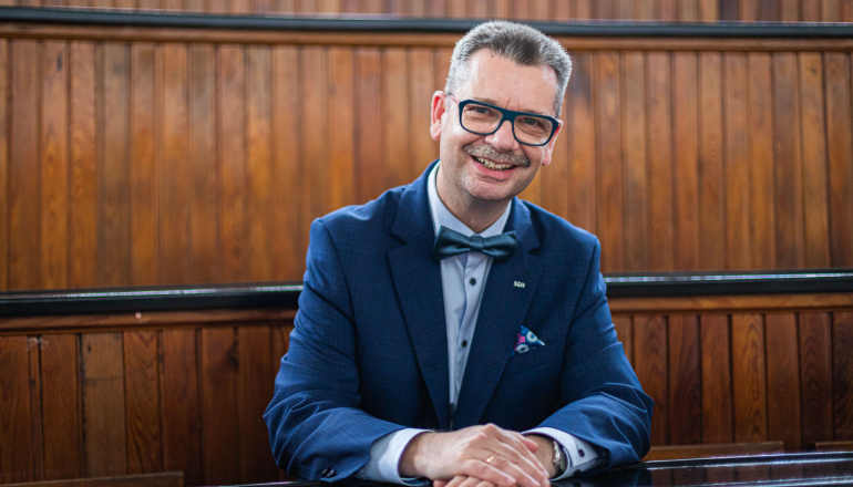 Rektor SGH prof. Piotr Wachowiak