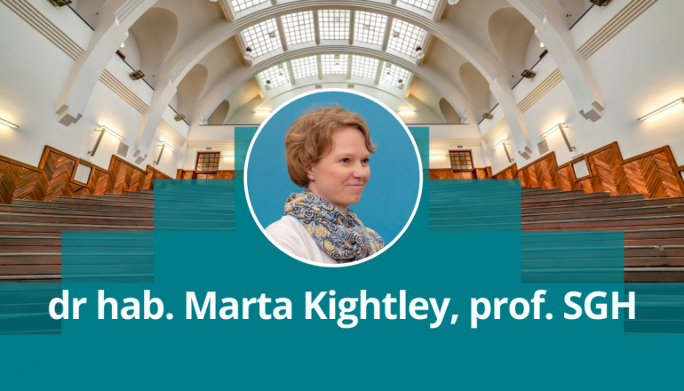 dr hab. Marta Kightley, prof. SGH