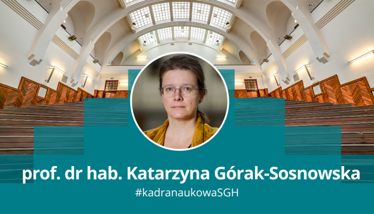 na zdjęciu Katarzyna Górak-Sosnowska