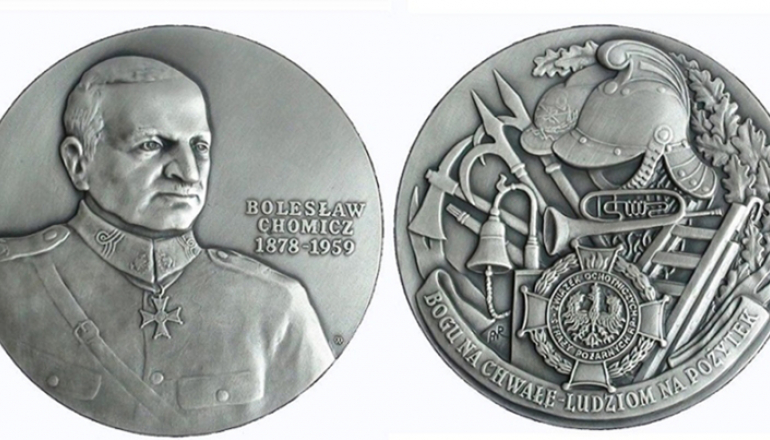 Awers i rewers Medalu honorowego im. Bolesława Chomicza