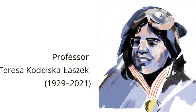 na grafice prof. Teresa Kodelska-Łaszek