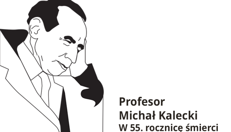 rysunek Michała Kaleckiego