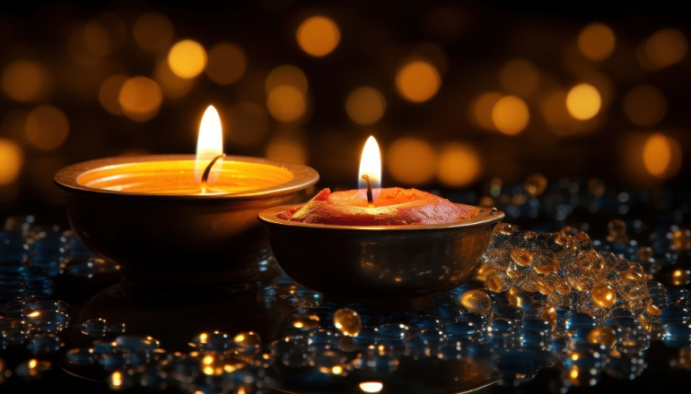 płonące świece