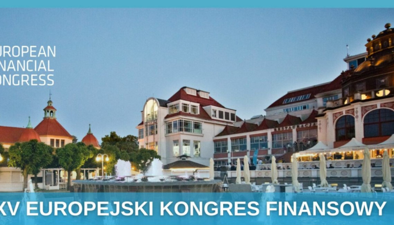 zdjęcie hotelu i napis Europejski Kongres Finansowy