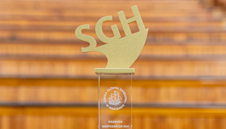 Statuetka Nagroda Gospodarcza SGH