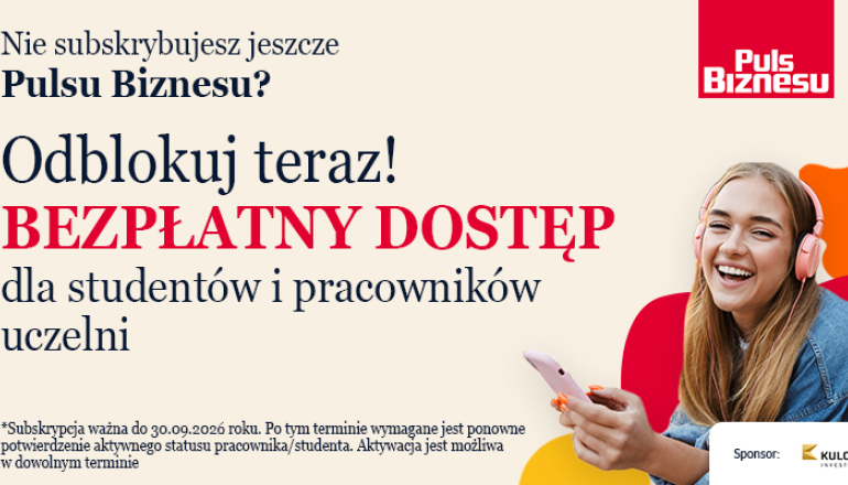 na zdjęciu kobieta trzymająca komórkę w dłoni oraz napis zachęcający do promocji bezpłatnego dostępu 