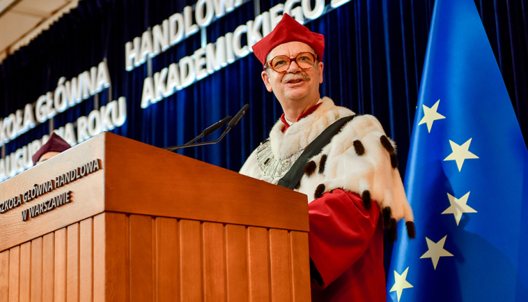 rektor za mównicą