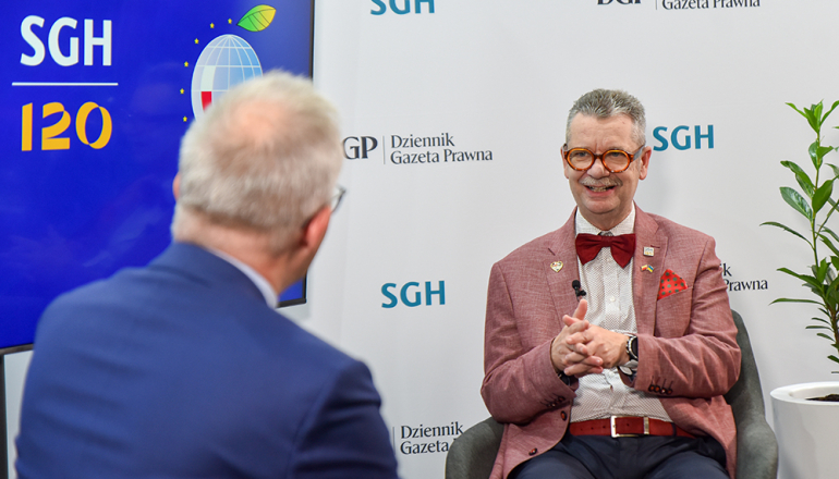 Piotr Wachowiak, rozmowa w studiu SGH - DGP
