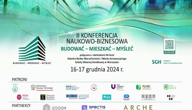 plakat informujący o konferencji 