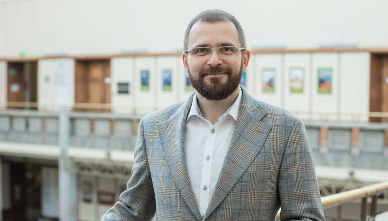 Na zdjęciu dr Marcin Dąbrowski, kanclerz SGH