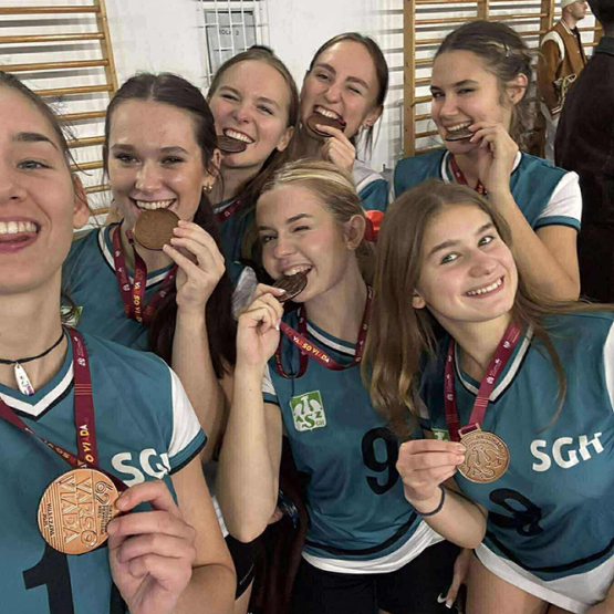 drużyna siatkówki kobiet