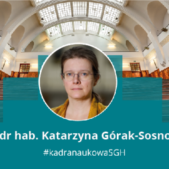 na zdjęciu Katarzyna Górak-Sosnowska