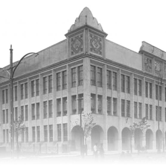 Gmach Budynku A, część kampusu Szkoły Głównej Handlowej w Warszawie, zaprojektowany przez Jana Koszczyca- -Witkiewicza w latach dwudziestych. FOT. NARODOWE ARCHIWUM CYFROWE