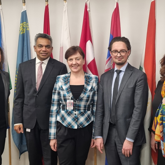 In the picture: Defne Gencer, Chandrasekar Govindarajalu, Anna Szelągowska, Tomasz Wiśniewski, Tamara Babayan