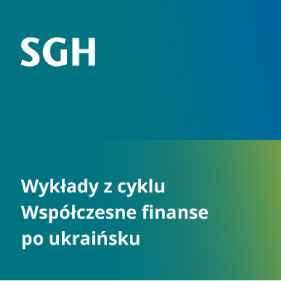 grafika z napisem Współczesne finanse po ukraińsku