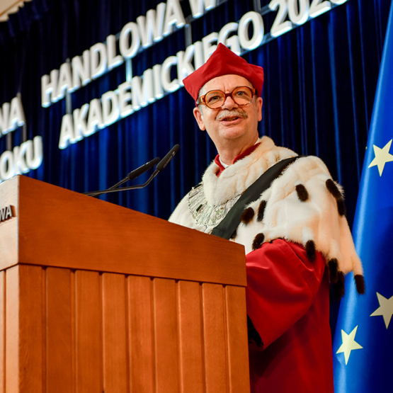 rektor za mównicą