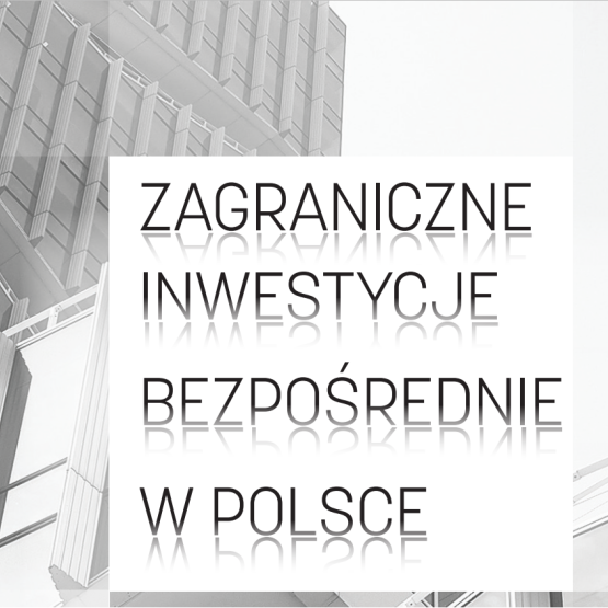 okładka raportu Zagraniczne inwestycje bezpośrednie w Polsce