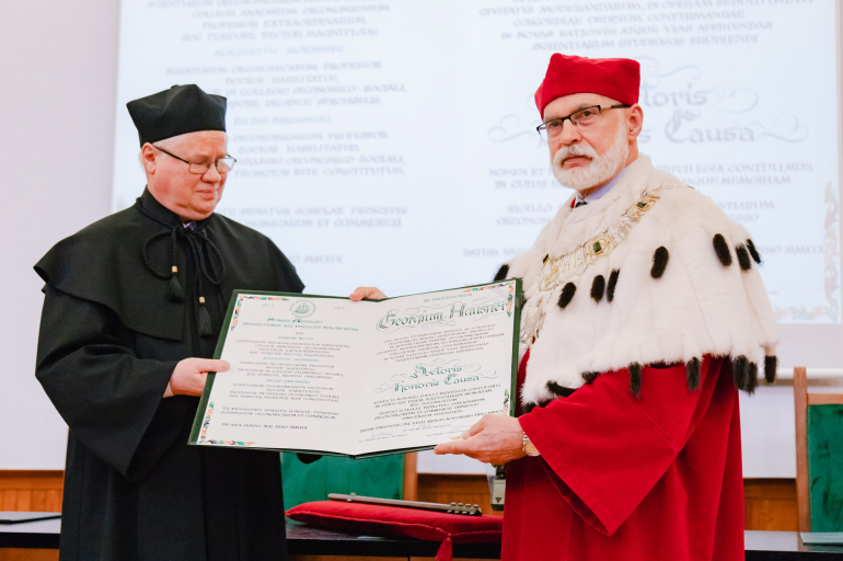 Doktorat honoris causa dla prof. Jerzego Hausnera