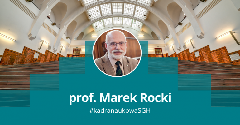 Na grafice zdjęcie prof. marka Rockiego