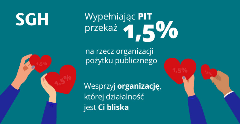 na turkusowym tle białe napisy i kilka kolorowych elementów graficznych 