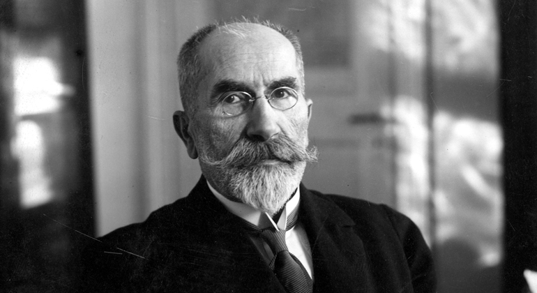 Roman Czauderna (1861-1937) – prawnik, ekonomista, urzędnik - czarno-biała fotografia -