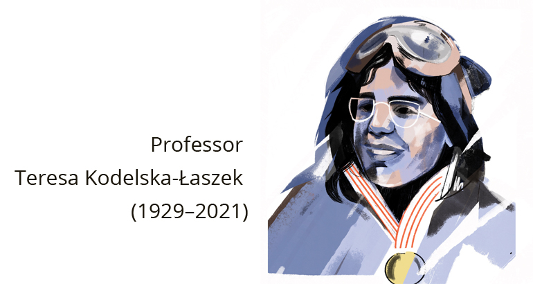 na grafice prof. Teresa Kodelska-Łaszek