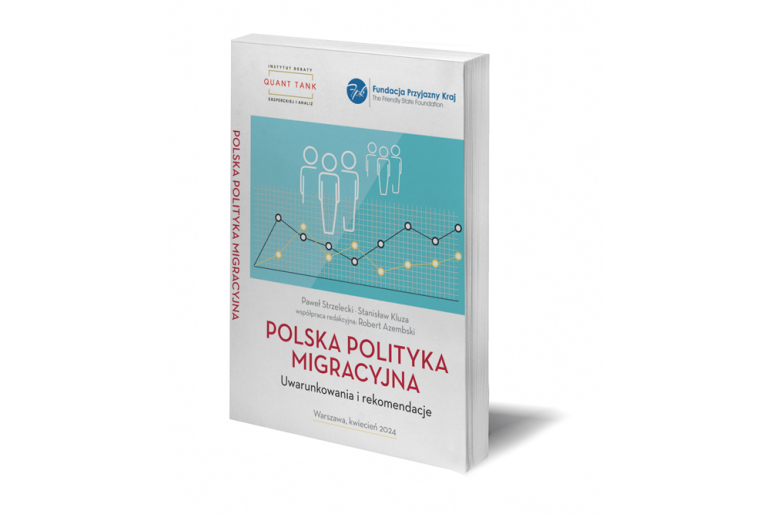 Okładka "Polska polityka migracyjna. Uwarunkowanie i rekomendacje"