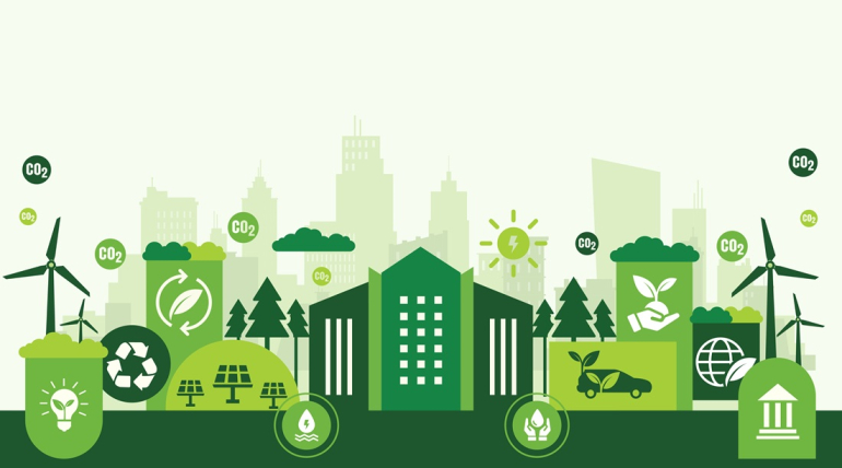 grafika przedstawiająca łańcuch dostaw