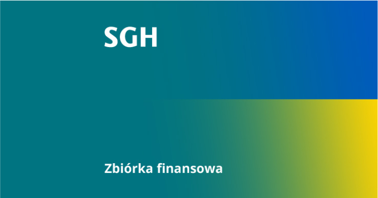 grafika przedstawiająca barwy SGH i flagę Ukrainy i informacja o zbiórce finansowej