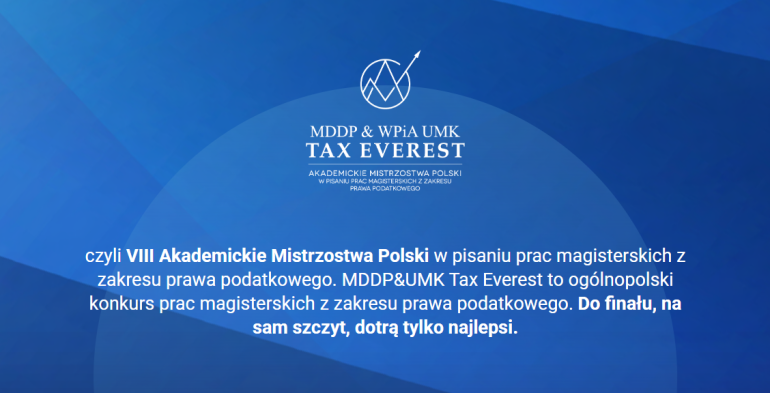 na niebieskim tle białe napisy 