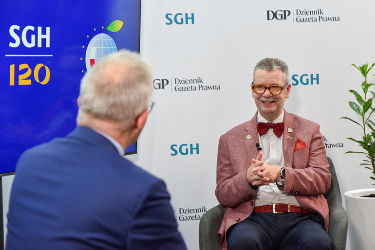 Piotr Wachowiak, rozmowa w studiu SGH - DGP