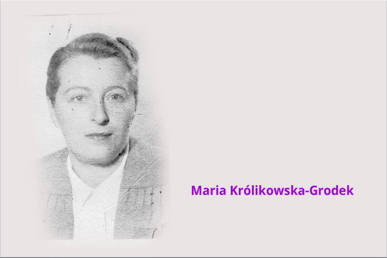 na zdjęciu Maria Królikowska-Grodek